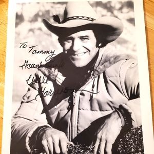 Walt Garrison Autograph Dallas Cowboys Skoal Copenhagen Tobacco